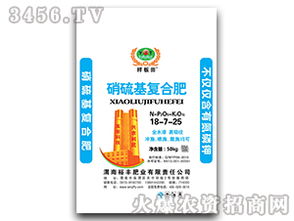 硝硫基复合肥18 7 25 样板田 裕丰肥业